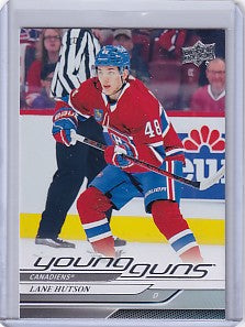 Lane Hutson 2024-25 Upper Deck Series 1 Young Guns Rookie RC #229 Montreal Canadiens