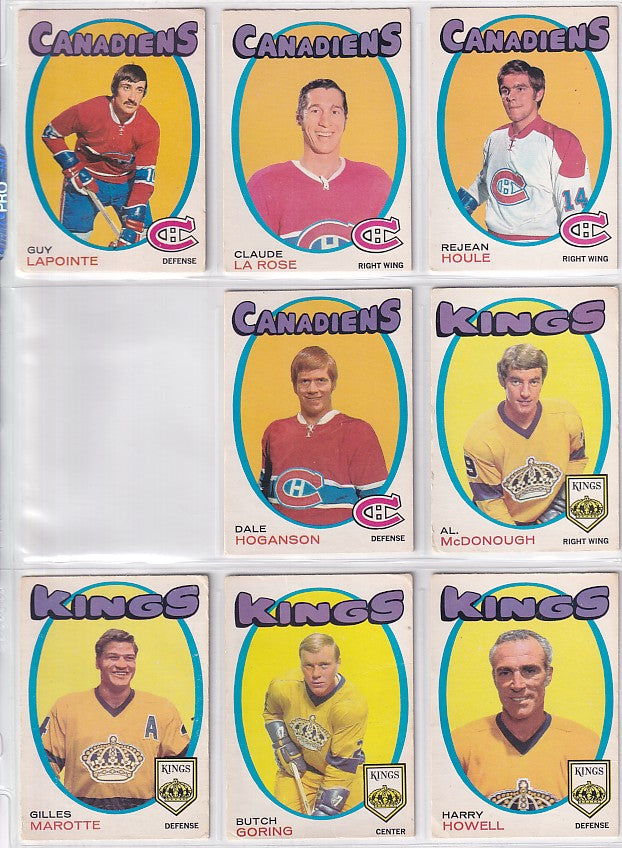1971-72 O-Pee-Chee Complete Set + Booklets