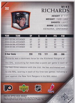 2005-06 Upper Deck Mike Richards Young Guns #202