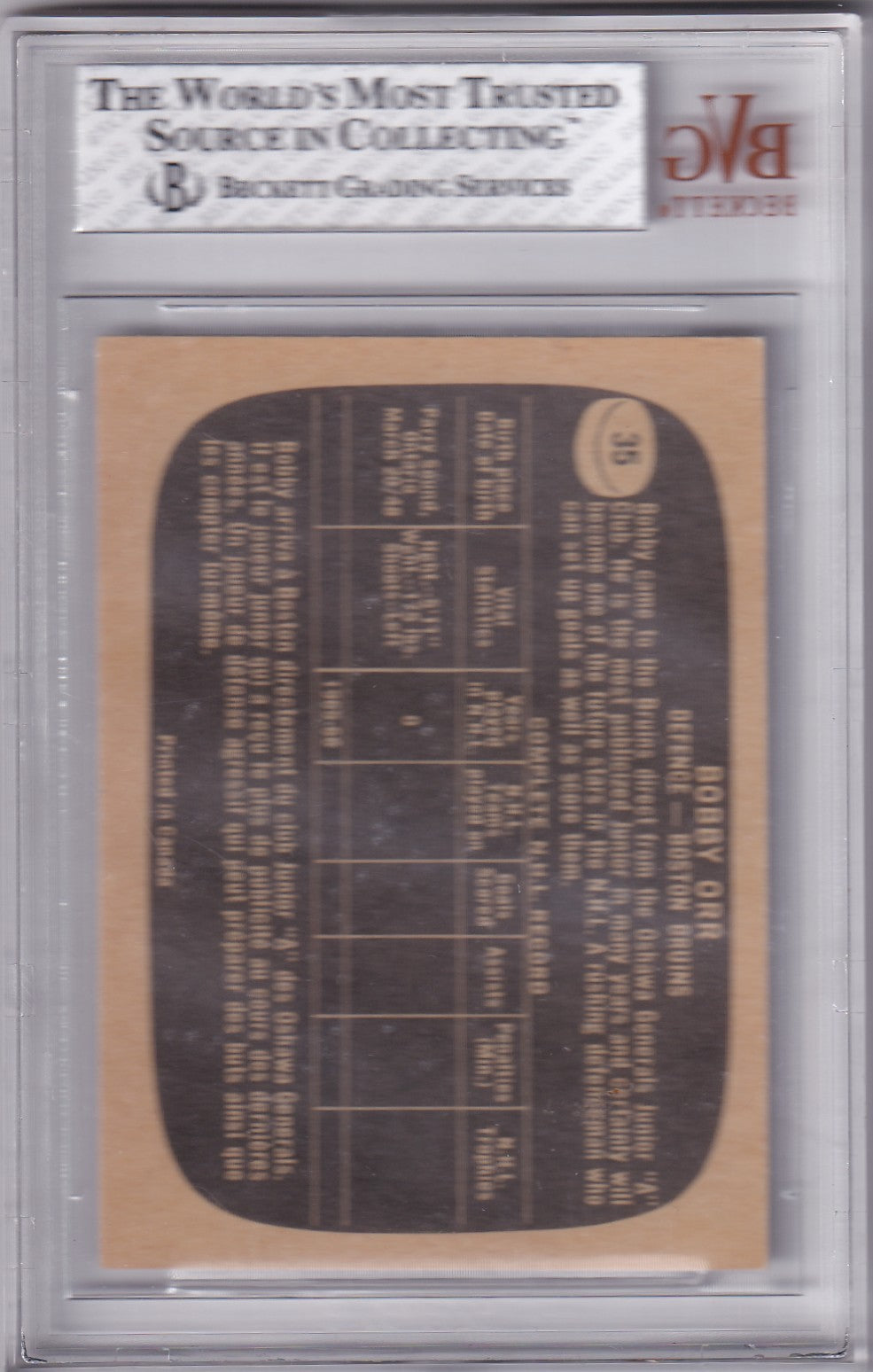 Bobby Orr 1966-67 Rookie Card #35 OPC BVG 6 EX-NM Boston Bruins RC