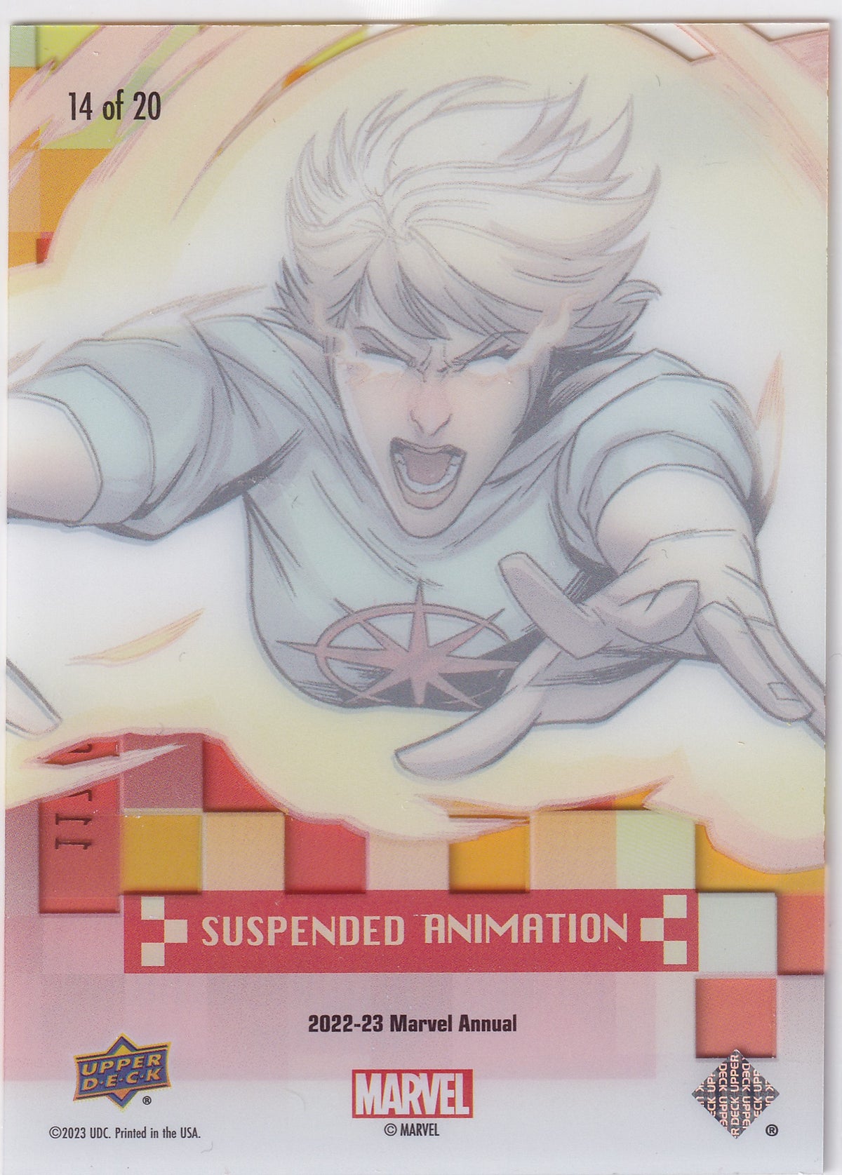 2022-23 Marvel Annual Starbrand Suspended Animation 117/699 14 Of 20
