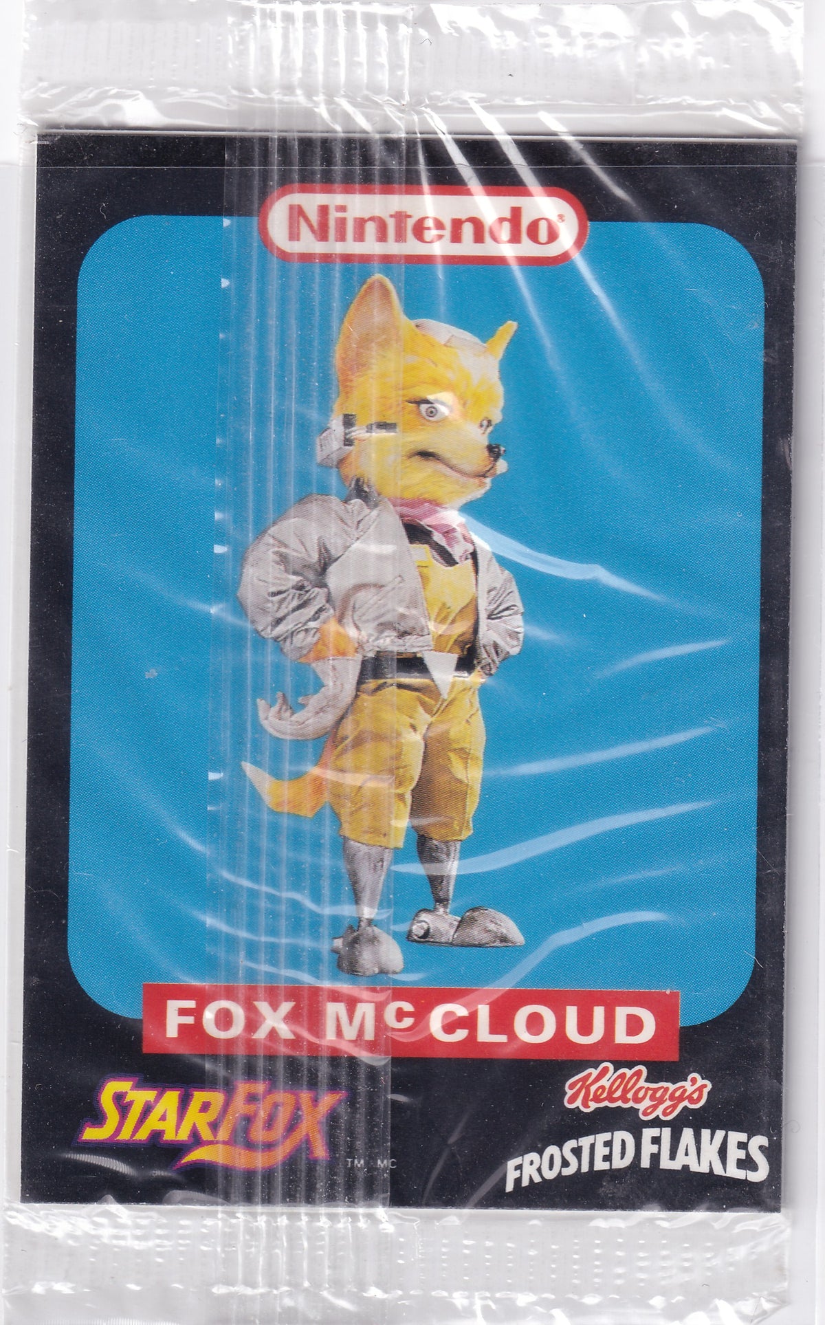 1993 Kelloggs Frosted Flakes Nintendo Mario / Fox McCloud Sealed