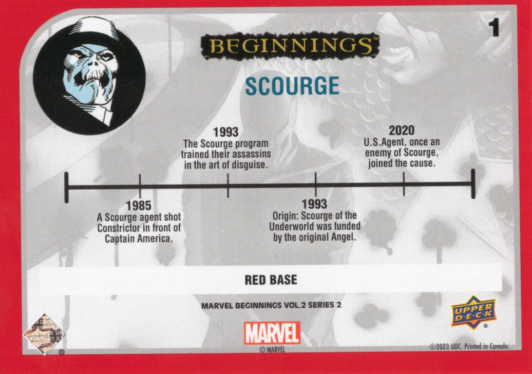 2024 Upper Deck UD Marvel Beginnings Vol. 2 Series 2 Red Border Base Set Singles Cards 101-180 - Complete/ Finish your Sets!