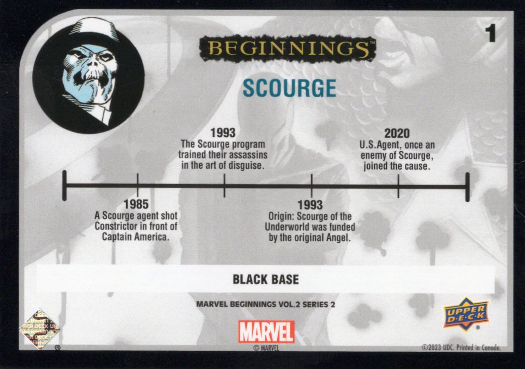 2024 Upper Deck UD Marvel Beginnings Vol. 2 Series 2 Black Border Base Set Singles - Complete/ Finish your Sets!