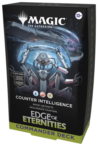 EDGE OF ETERNITIES - COUNTER INTELLIGENCE Commander Deck- Magic The Gathering - MTG