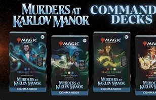 MTG - Murders at Karlov Manor Play Commander Deck - Magic The Gathering