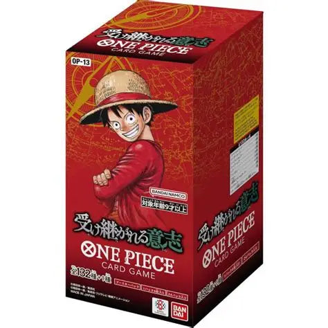 Japanese - One Piece Card Game - Carrying On His Will Booster Box OP-13 Japanese - One Piece Card Game - Carrying On His Will Booster Box OP-13