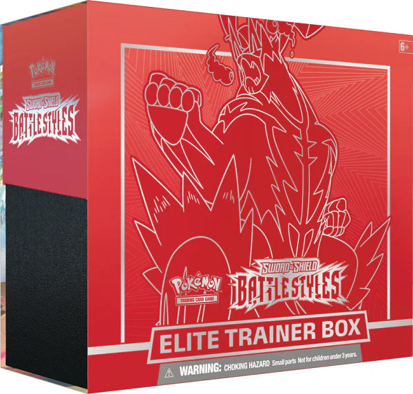 POKEMON - BATTLE STYLES GIGANTAMAX Rapid RED Sword & Shield Elite Trainer Box ETB