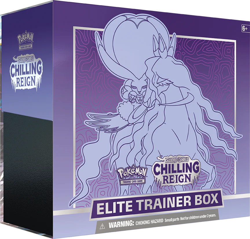 POKEMON - CHILLLING REIGN Shadow Rider Calyrex Sword & Shield Elite Trainer Box ETB