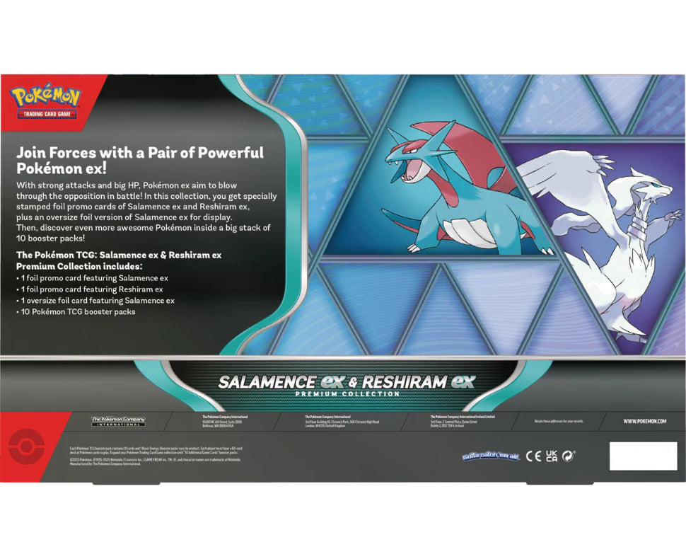 Pokemon - Salamence ex & Reshiram ex Premium Collection - Scarlet and Violet