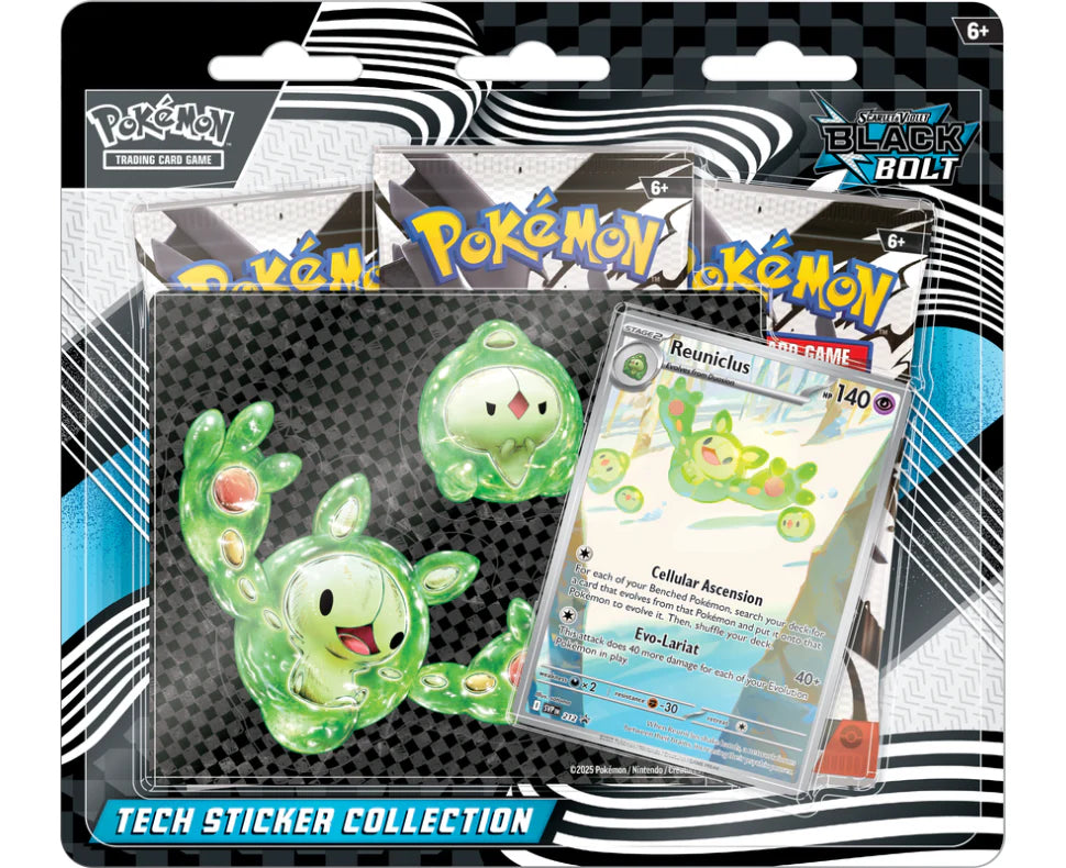 Pokemon - Scarlet and Violet - Black Bolt - Tech Sticker Collection