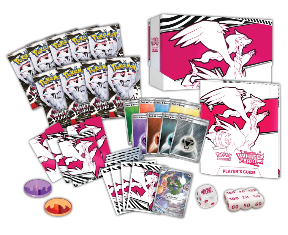 Pokémon WHITE FLARE - Sealed elite Trainer Box ETB - Scarlet & Violet