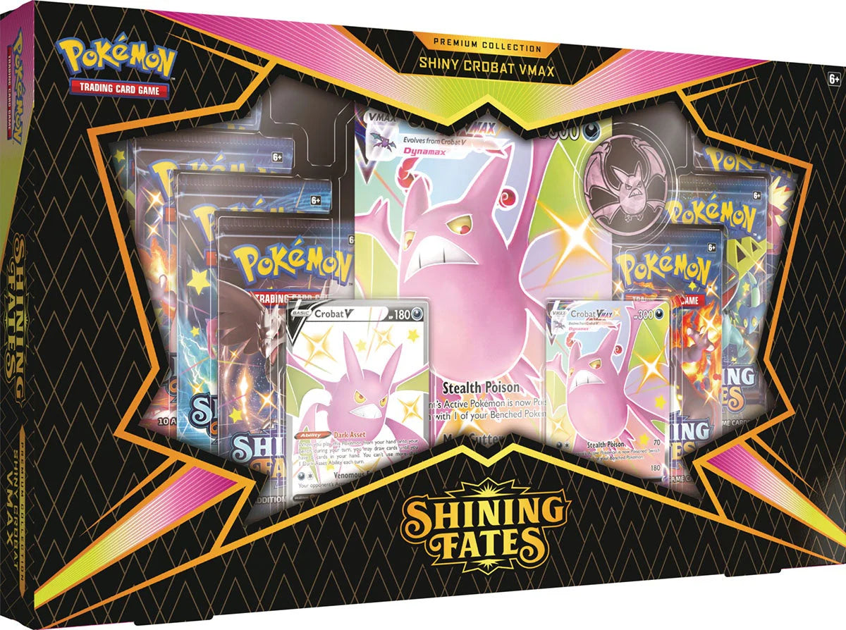 POKEMON - SHINY CROWBAT VMAX PREMIUM COLLECTION BOX