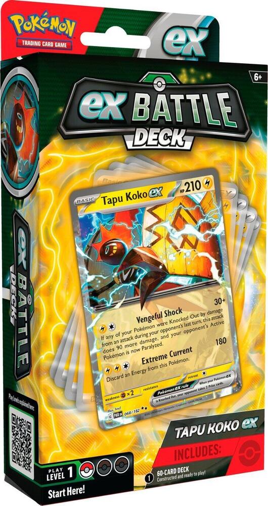 Pokémon EX Battle Deck TAPU KOKO ex / IRON LEAVES ex