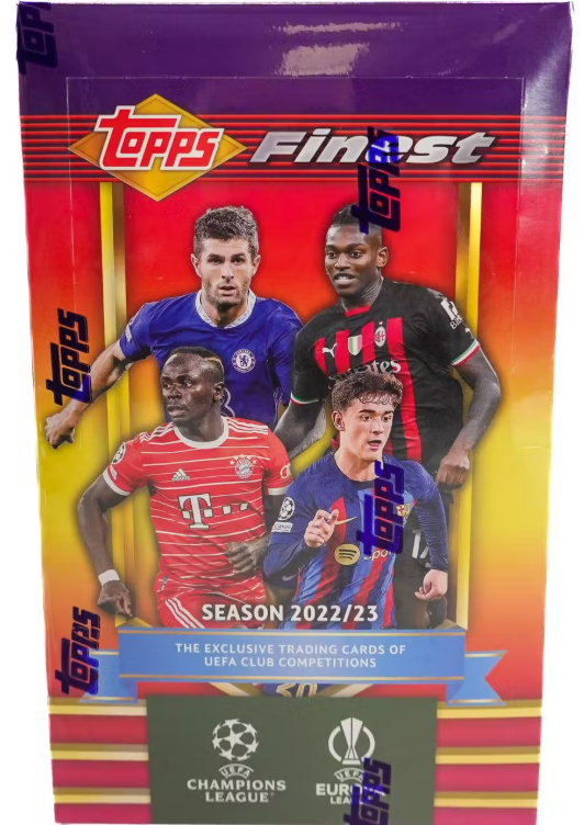 2022-23 Topps Finest UEFA Champions Club / Europa Soccer Hobby Box