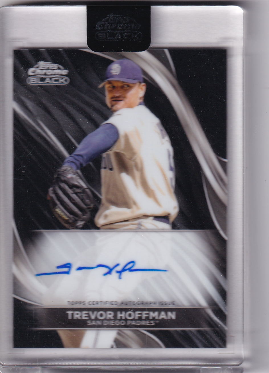 Trevor Hoffman Auto 2024 Topps Chrome Black San Diego Padres