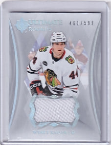 Wyatt Kaiser Ultimate Rookie Jersey 461/599 Card #177 2023-24 Upper Deck Ultimate Collection Rookie Card RC Chicago Blackhawks