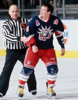 Theoren Theo Fleury Signed New York Rangers 8x10 Autographed photo Pre-Sale