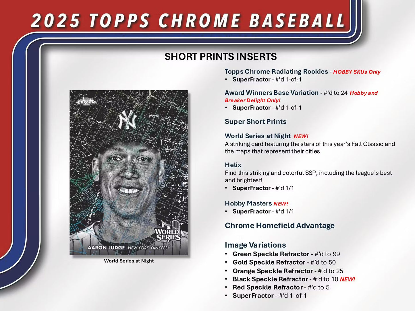 2025 TOPPS CHROME Baseball Hobby Box