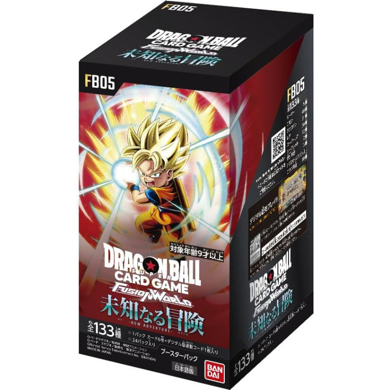 NEW ADVENTURE- FB05 Booster Box Dragon Ball Super Card Game FUSION WORLD