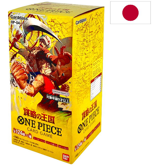 Japanese - One Piece Card Game - KINGDOMS OF INTRIGUE Booster Box OP-04