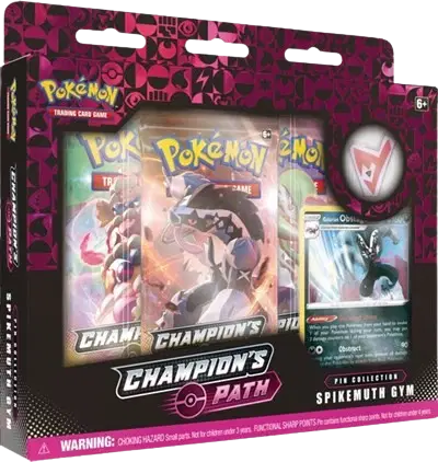 Pokémon - SPIKEMUTH GYM Champion's Path Pin Collection