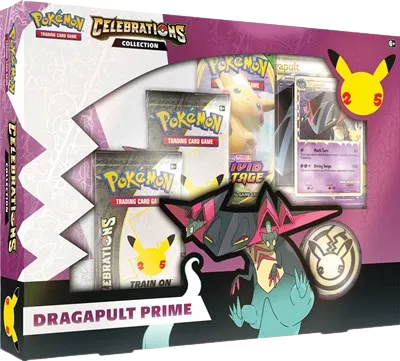 POKEMON - Dragapult Prime CELEBRATIONS COLLECTION Box