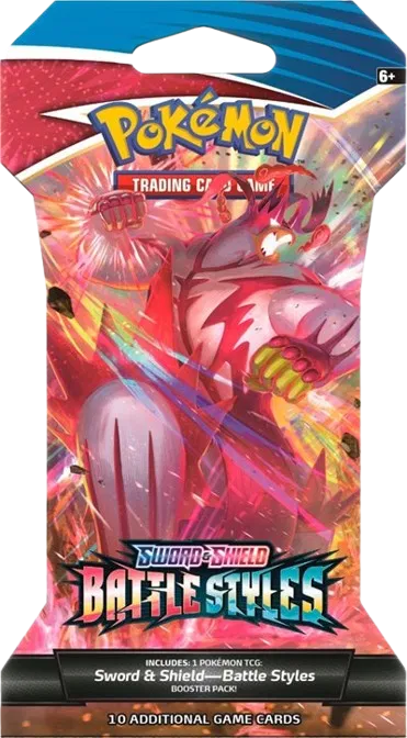 Pokémon BATTLE STYLES Sleeved Booster Pack - Sword & Shield