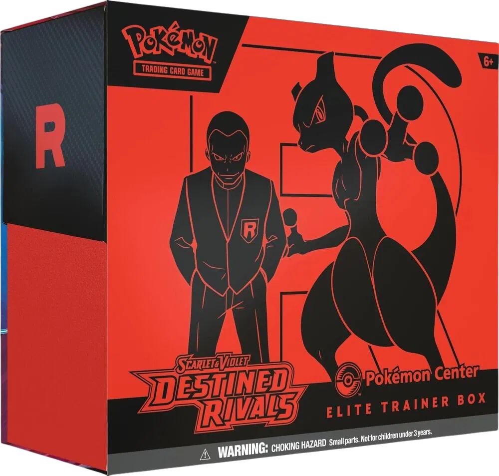 Pokémon Center DESTINED RIVALS - Sealed elite Trainer Box ETB - Scarlet & Violet