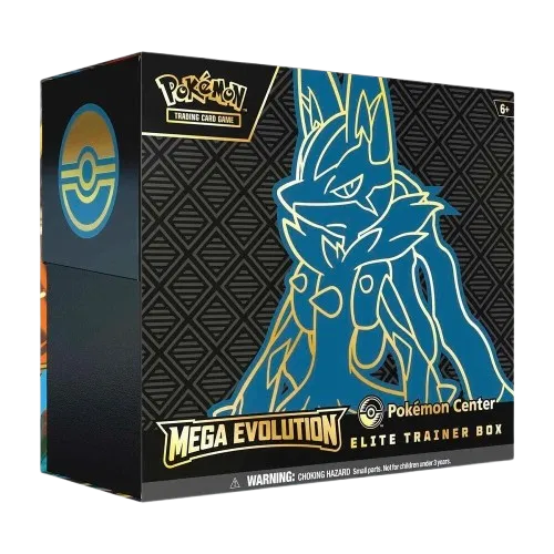 Pokémon Center MEGA EVOLUTIONS Base Set - ETB Elite Trainer Box - LUCARIO