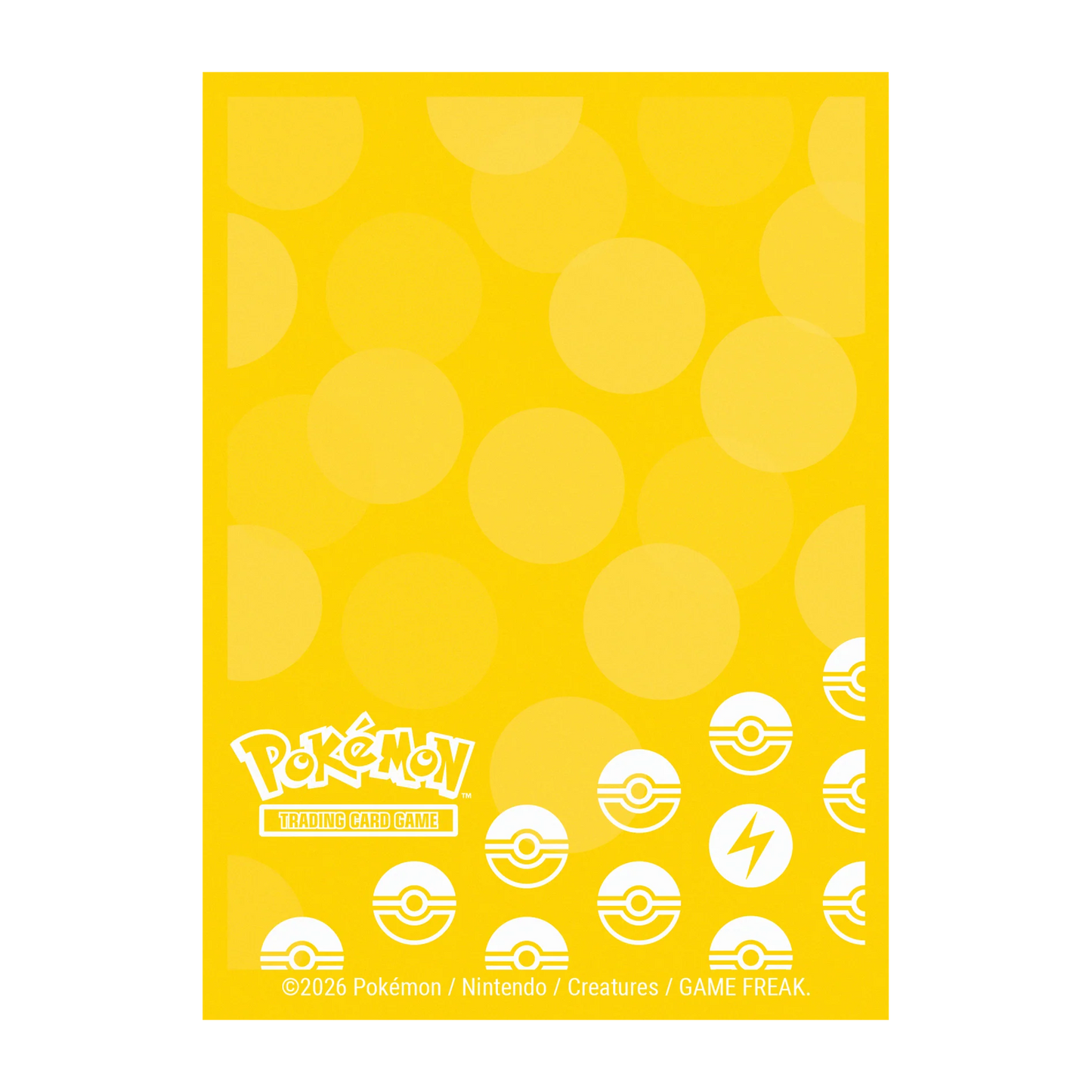 LIGHTNING TYPE - Pokemon Energy Ultra Pro Deck Guard Protector Sleeves 65ct
