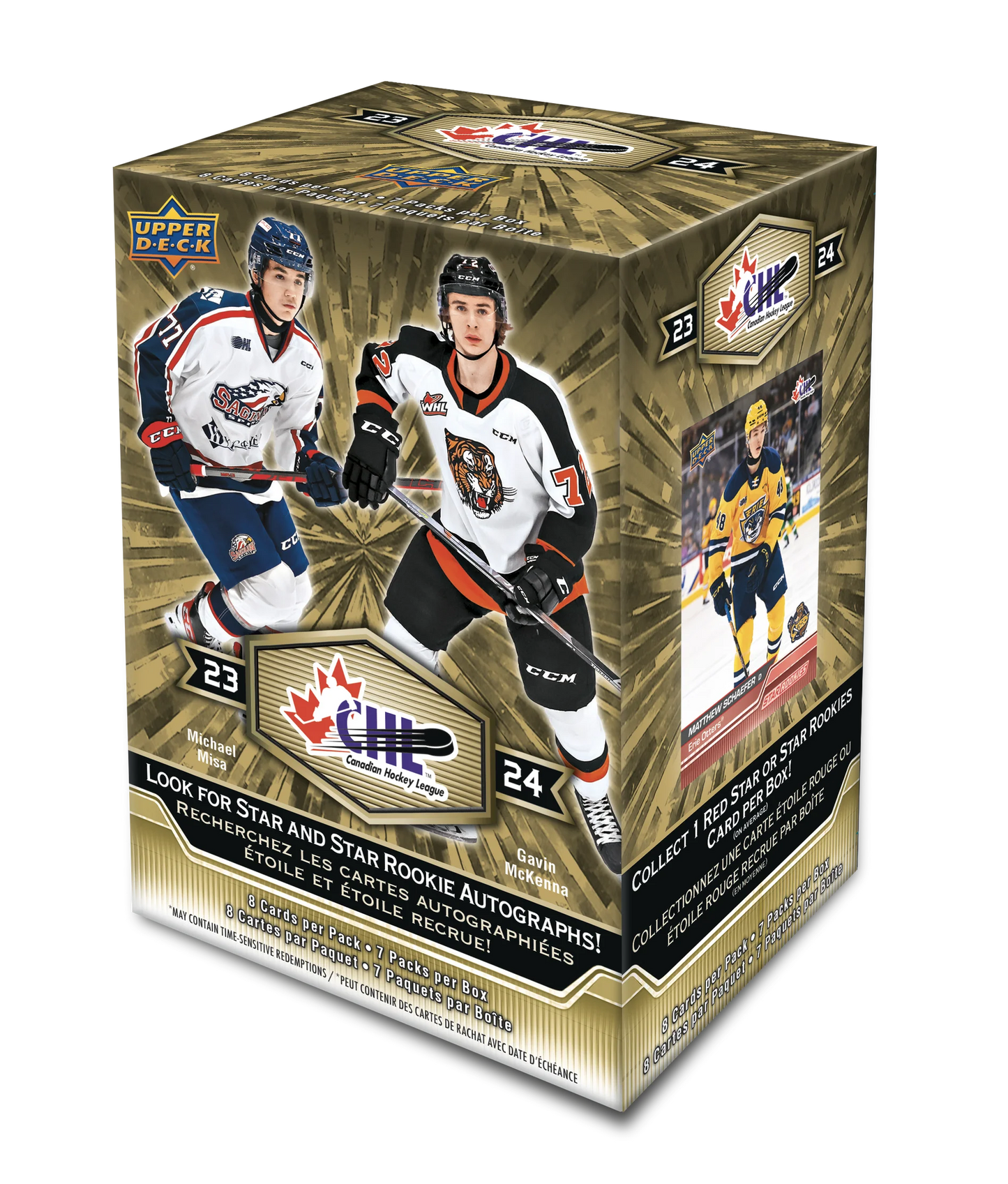 2023-24 Upper Deck CHL Hockey Blaster Box