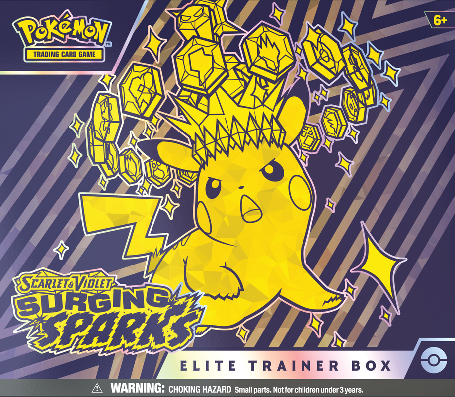 Pokémon SURGING SPARKS - ETB Elite Trainer Box - Scarlet & Violet SV08