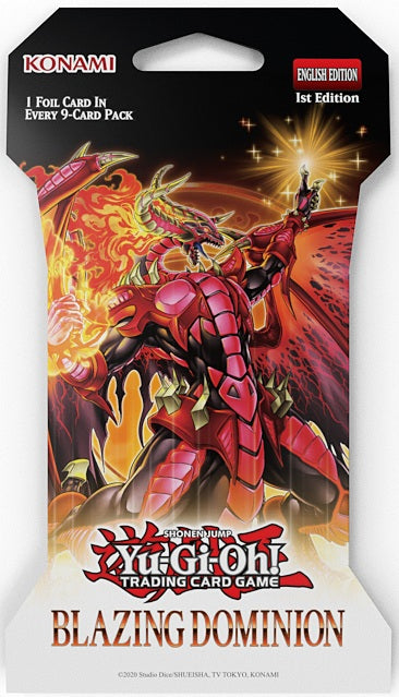**PRE ORDER** Yugioh - BLAZING DOMINION SLEEVED BOOSTER CASE (240 Packs ) - Yu-Gi-Oh!