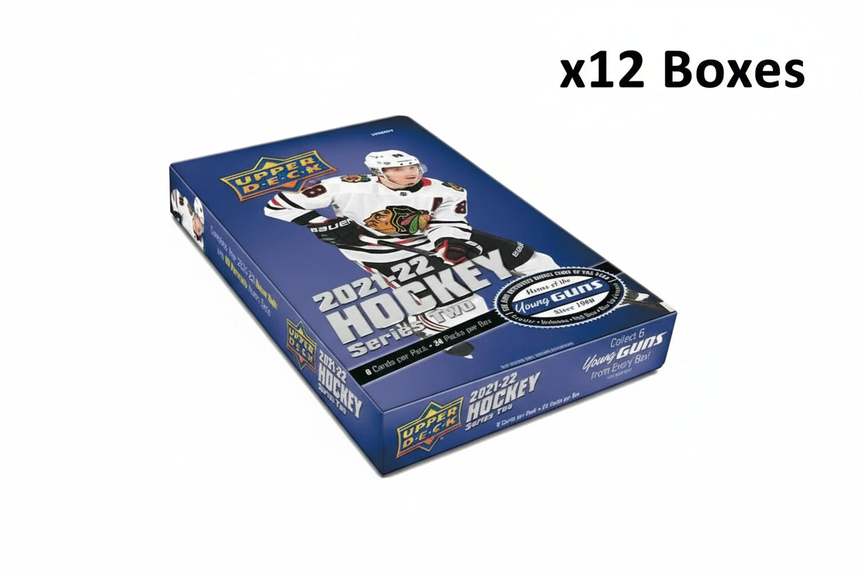 2021-22 Upper Deck Hockey Series 2 Hobby Case (x12 Hobby Boxes )