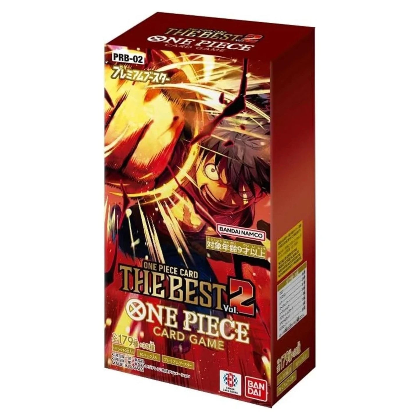 Japanese - One Piece Card Game - THE BEST Booster Box PRB-02