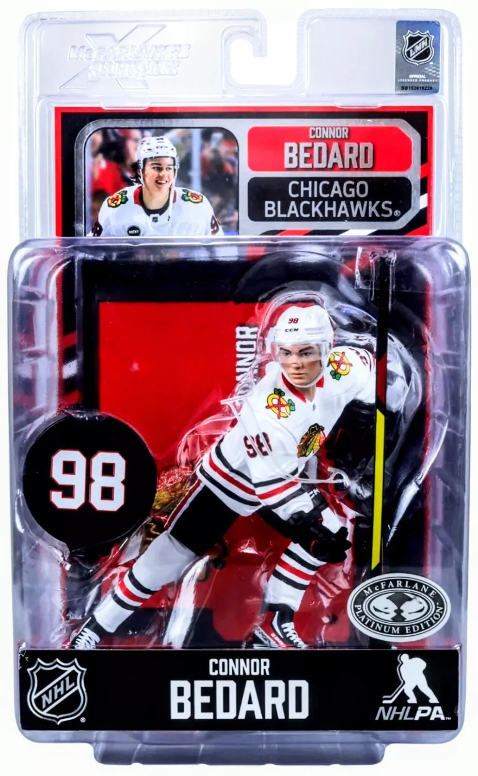 Connor Bedard Mcfarlane Figure Chicago Blackhawks