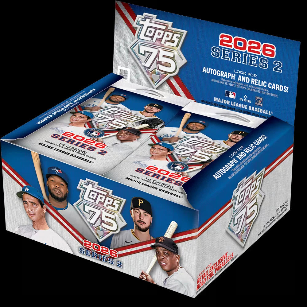2026 Topps Series 2 Baseball Retail Box - 20 Packs