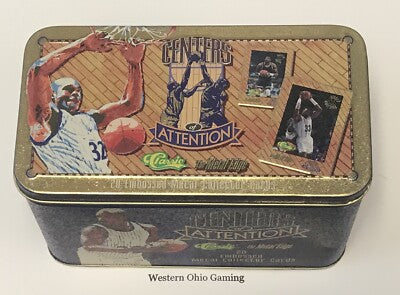 Classic Basketball Cards Centers Of Attention Collector's Tin 20 Metal Cards