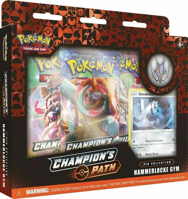 Pokémon - HAMMERLOCKE GYM Champion's Path Pin Collection