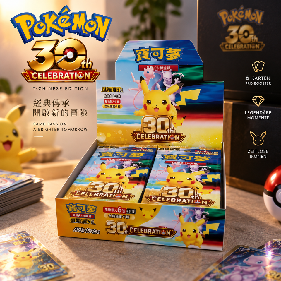 Chinese Pokémon 30th Anniversary Celebration Booster Box