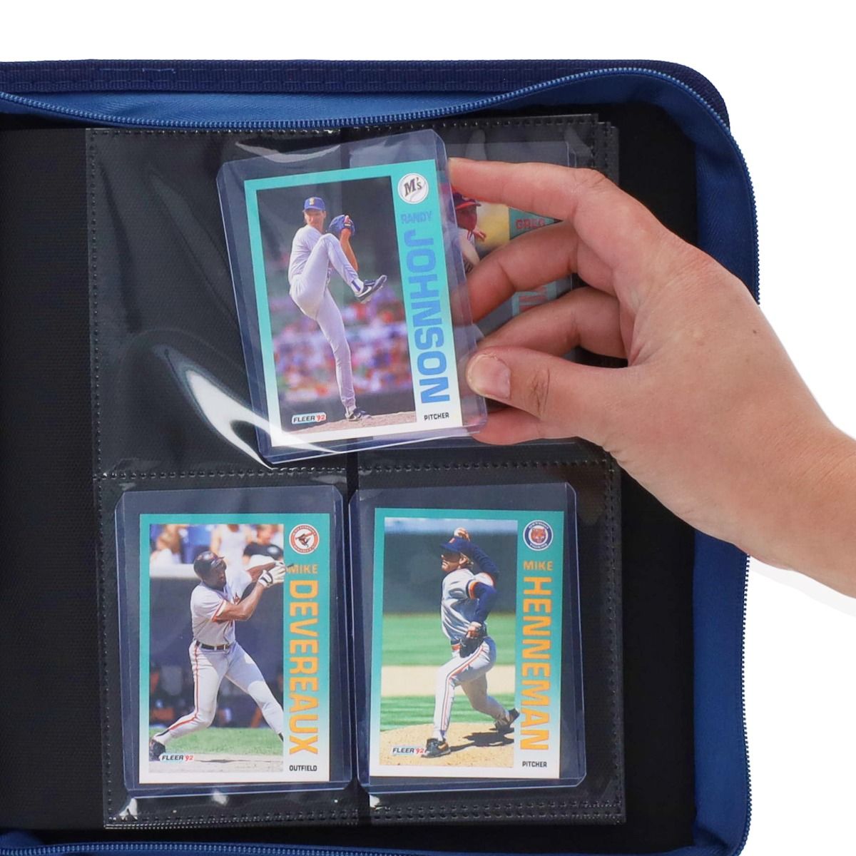 Z-Folio 4 Pocket Top Loader Binder - Blue toploader