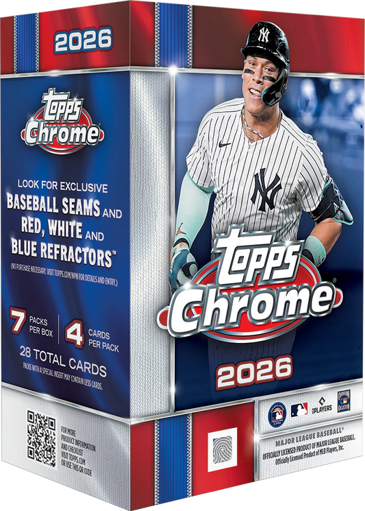 2026 Topps CHROME MLB Baseball Blaster / Value Box