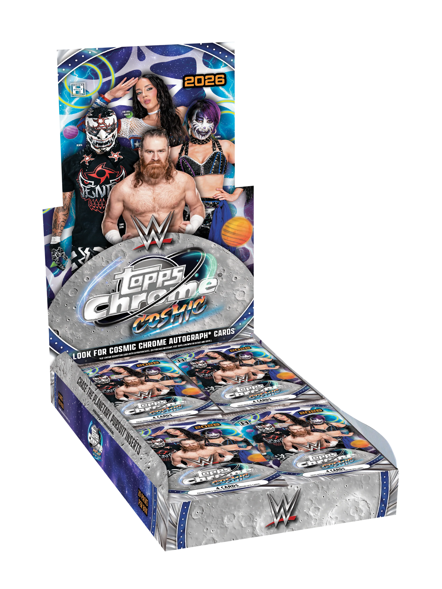 2026 WWE Topps Chrome COSMIC Wrestling Hobby Box
