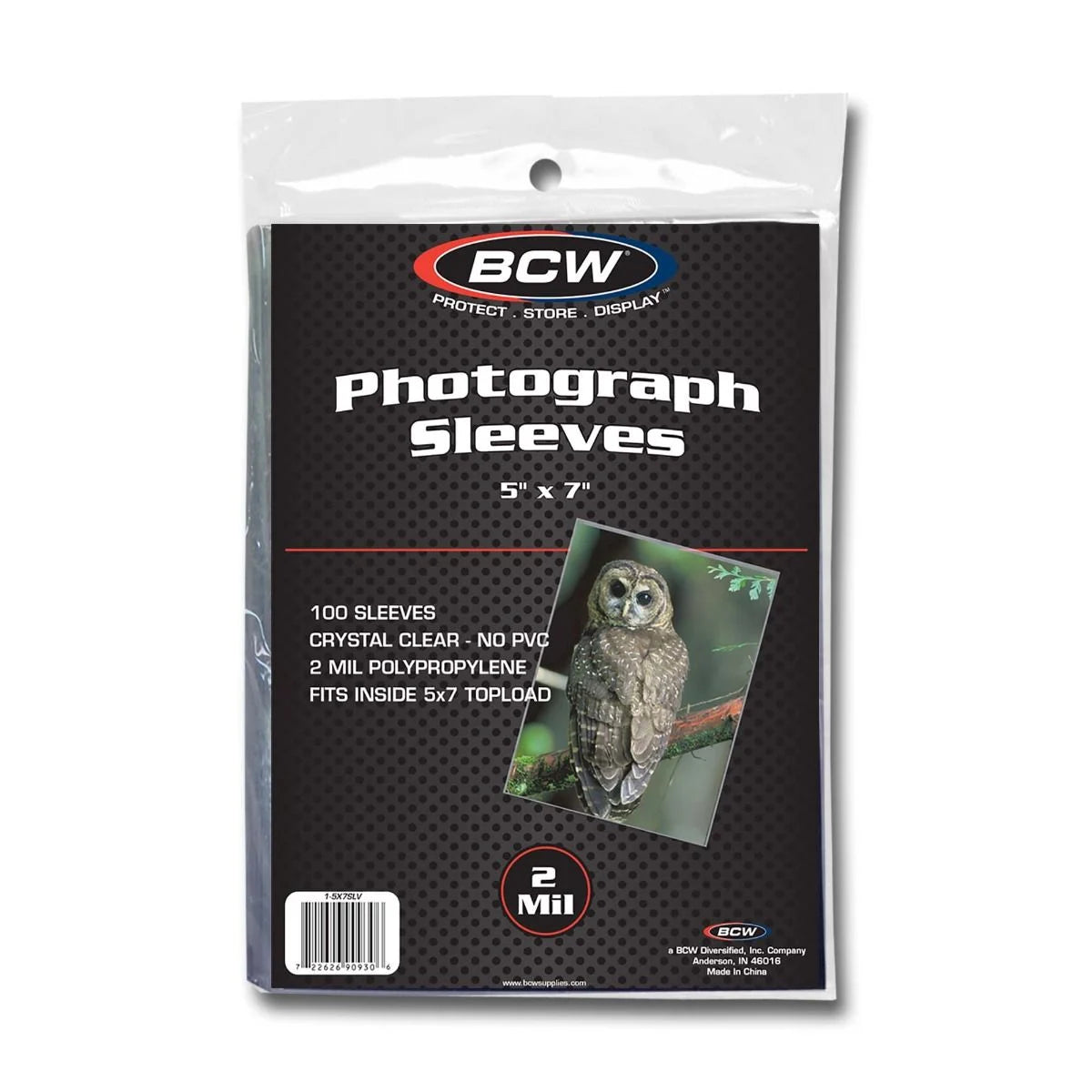 5x7 Photograph / Card Soft Sleeves 100 pack -(AKA Penny Sleeves) BCW