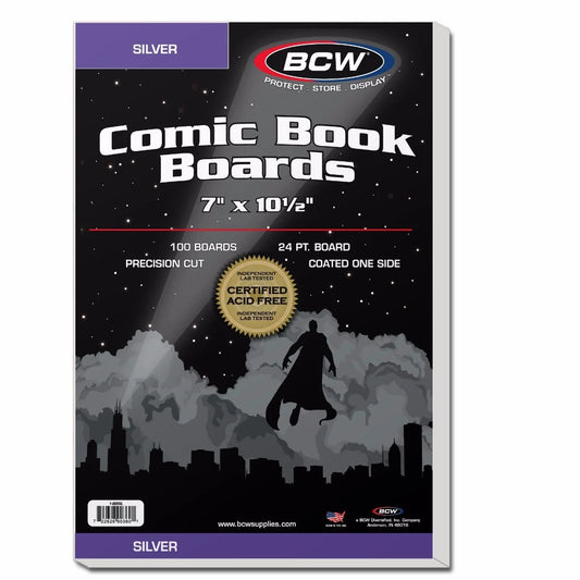 SILVER AGE Comic Book Boards BCW - (100 pack)