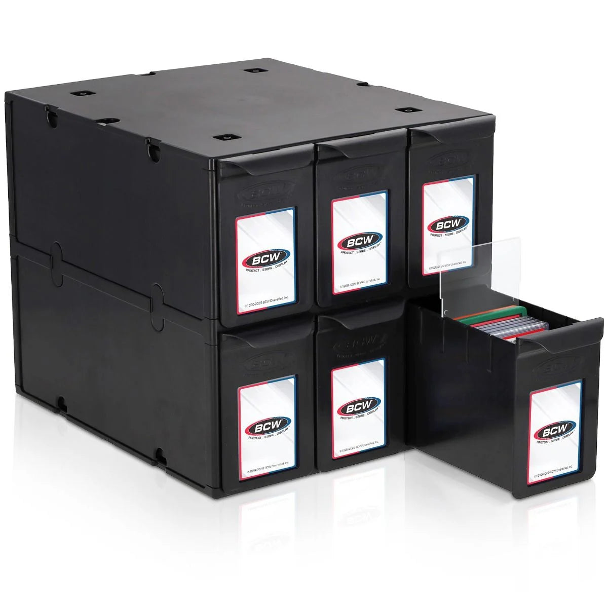 BCW Graded Card Catalog - Black Catalogue - Fits into Ikea Kallex shelf units