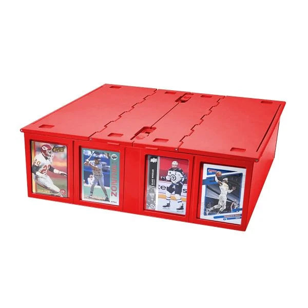 Collectible Card Bin 3200ct  RED - BCW - Storage