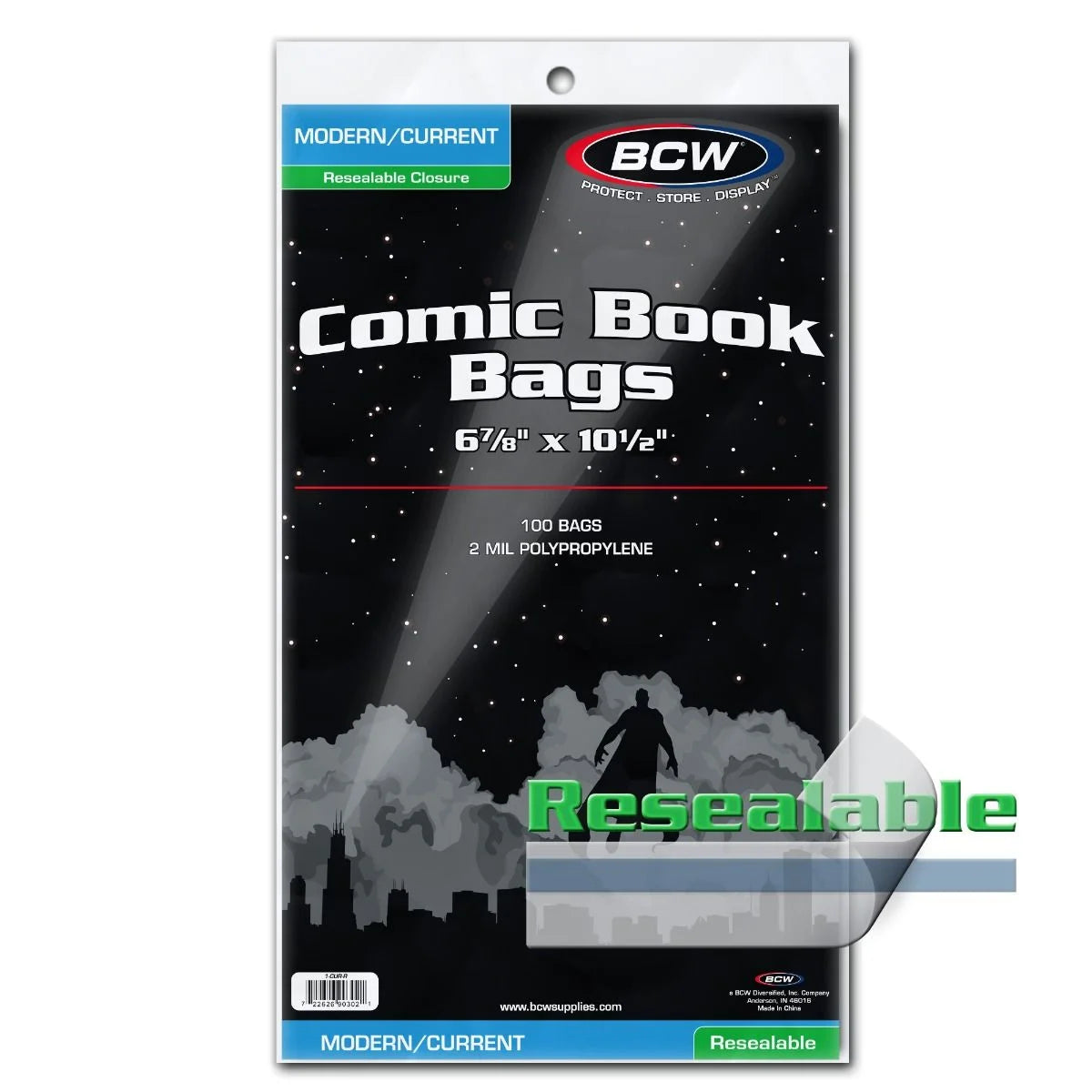 Resealable Current / Modern Comic Bags - BCW
