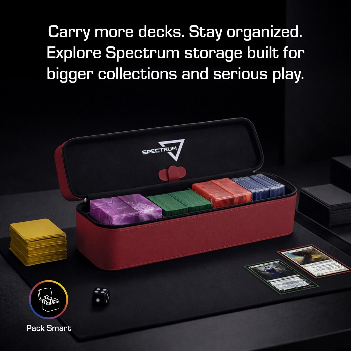 Prism Deck Case - Array- Red